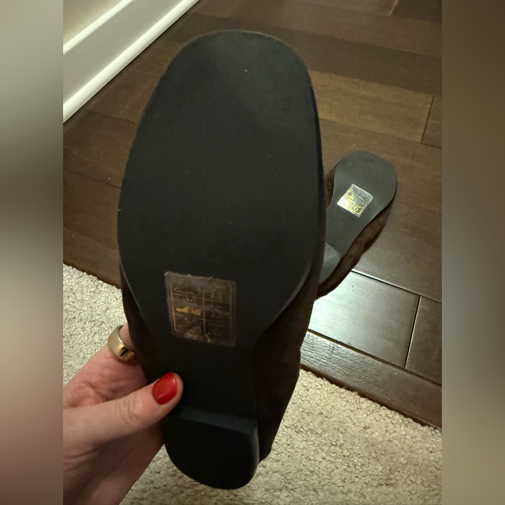 Simkhai Cocoa Suede Loafers - Picture 9 of 10